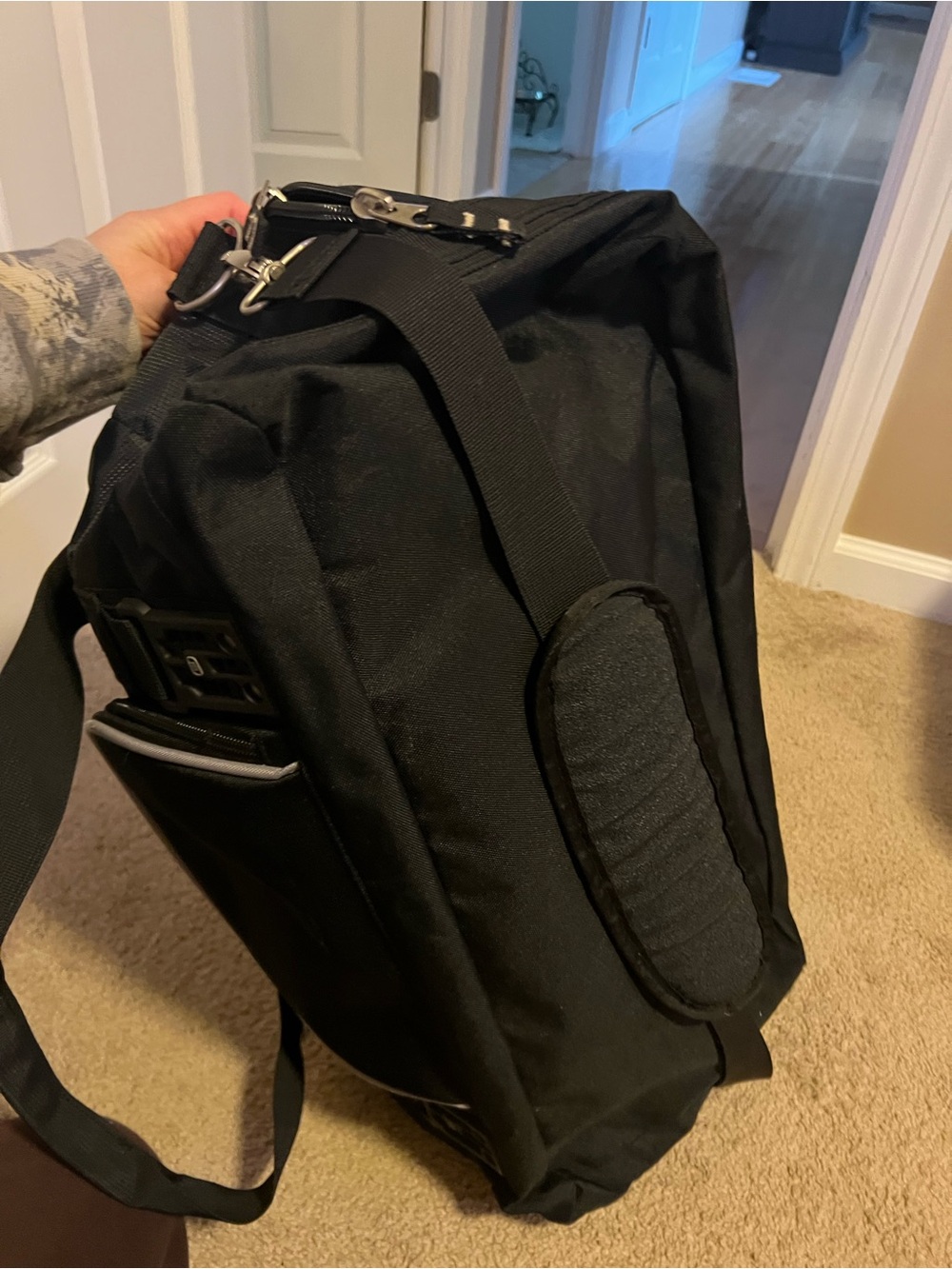 OGIO Black Men's Duffel Bag with Adjustable Shoulder Strap - Picture 5 of 14